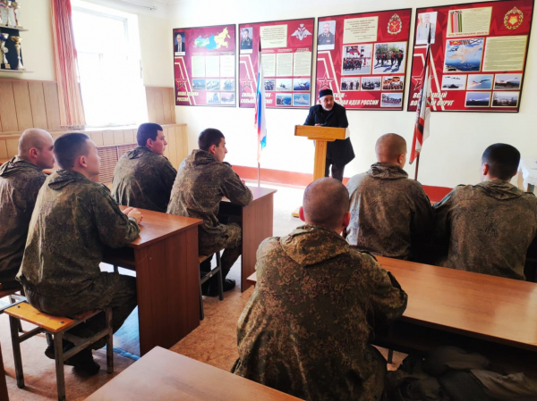 Встреча с военнослужащими из числа мусульман инженерно-саперной бригады поселка Раздольное