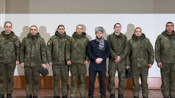 Помощник заместитель председателя ДУМ ПК по работе с военнослужащими Рашид хазрат Чегуев провёл встречу с верующими военнослужащими